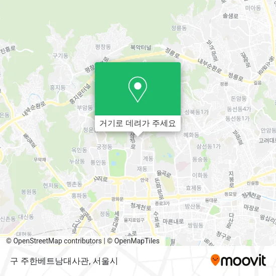 구 주한베트남대사관 지도