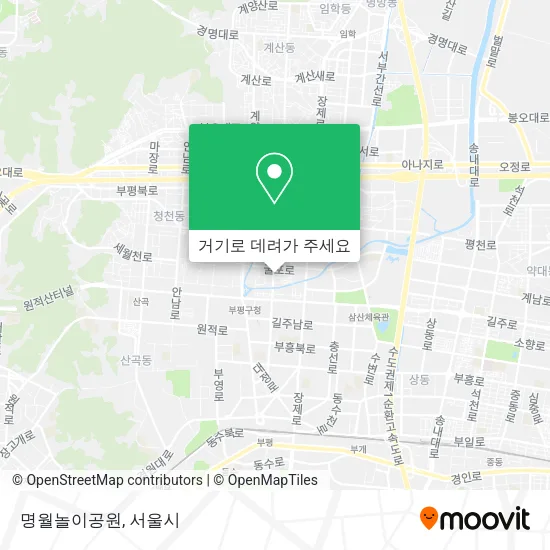 명월놀이공원 지도