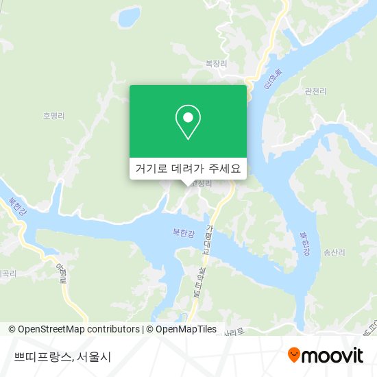 쁘띠프랑스 지도