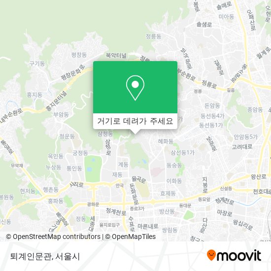 퇴계인문관 지도