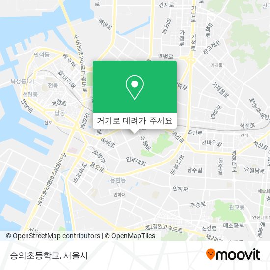 숭의초등학교 지도