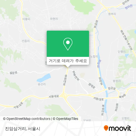 진암삼거리 지도