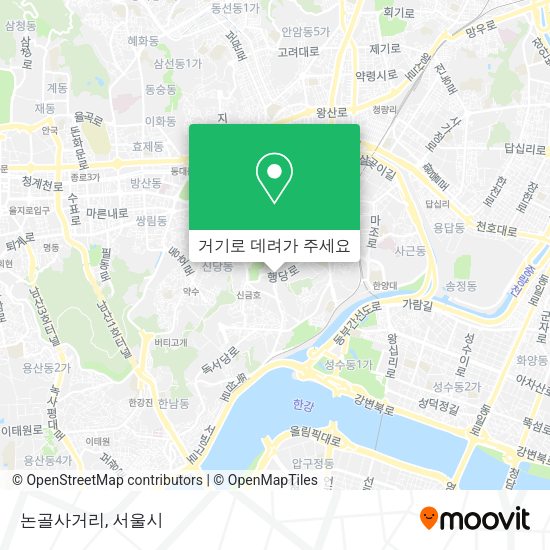 논골사거리 지도