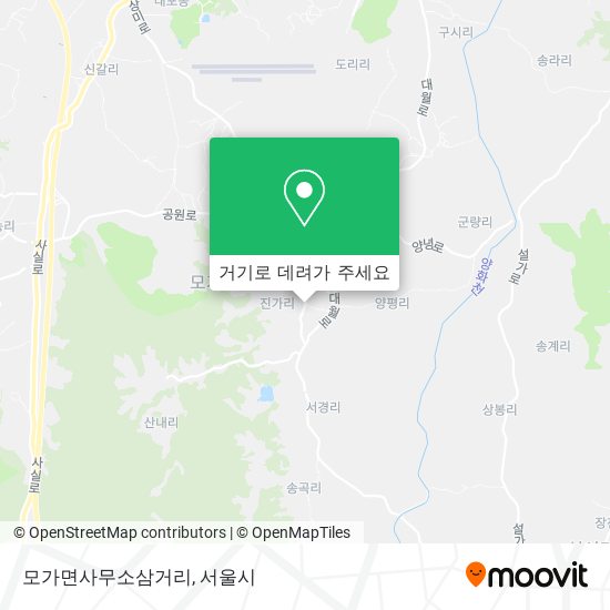 모가면사무소삼거리 지도