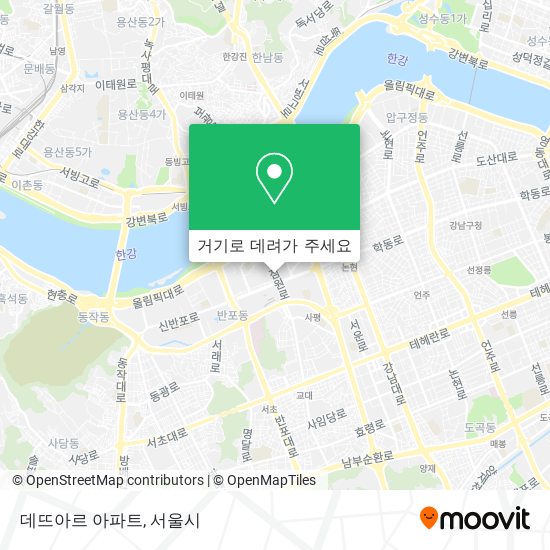 데뜨아르 아파트 지도