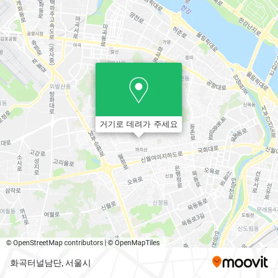 화곡터널남단 지도