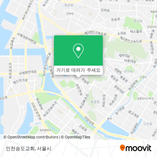 인천송도교회 지도