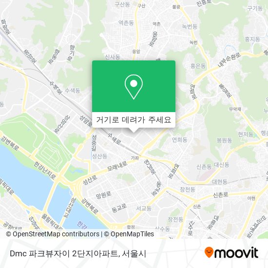 Dmc 파크뷰자이 2단지아파트 지도