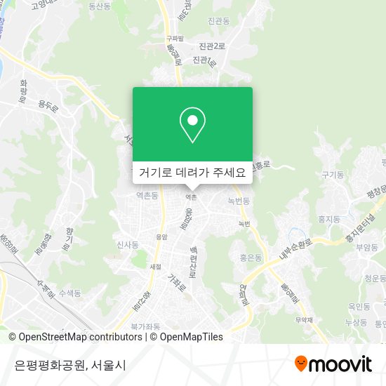 은평평화공원 지도