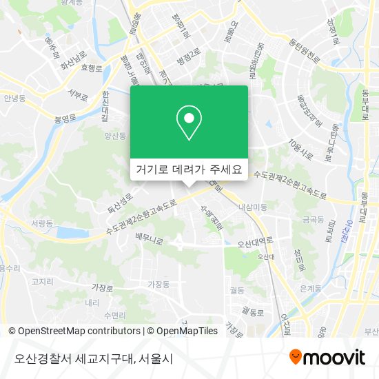 오산경찰서 세교지구대 지도