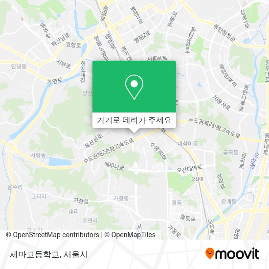 세마고등학교 지도