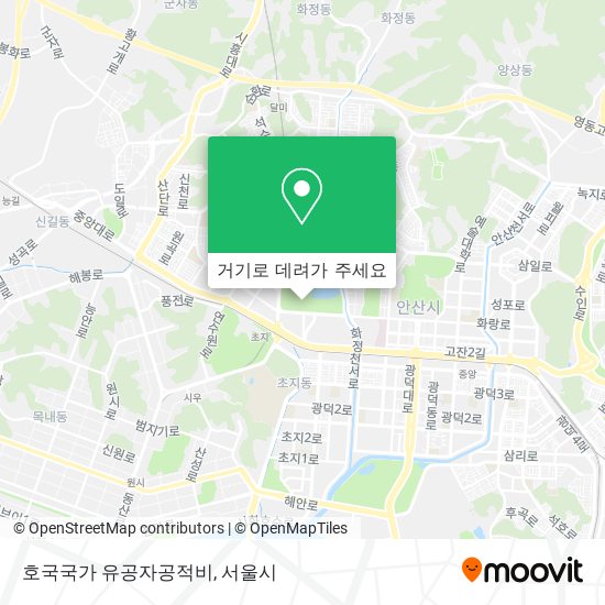 호국국가 유공자공적비 지도