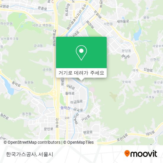 한국가스공사 지도