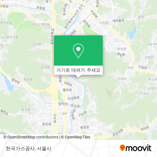 한국가스공사 지도