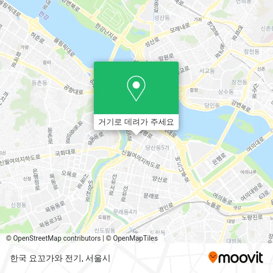 한국 요꼬가와 전기 지도