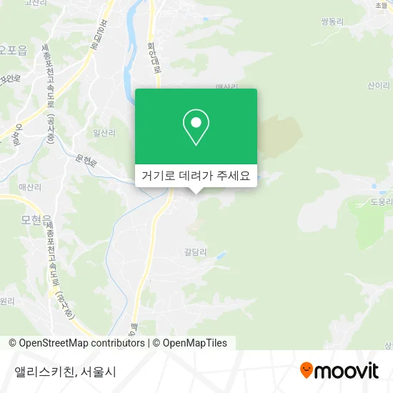 앨리스키친 지도
