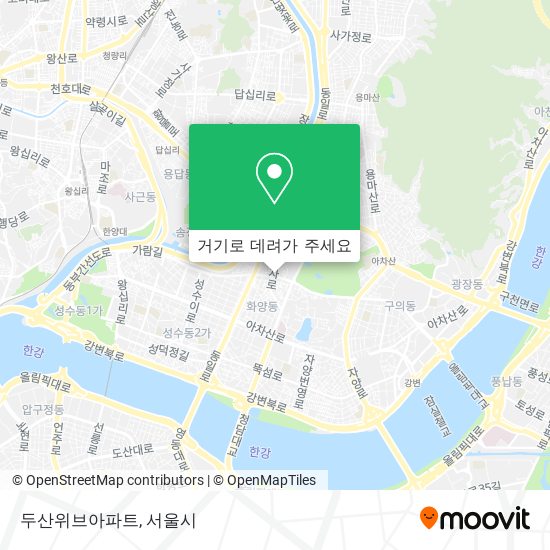 두산위브아파트 지도