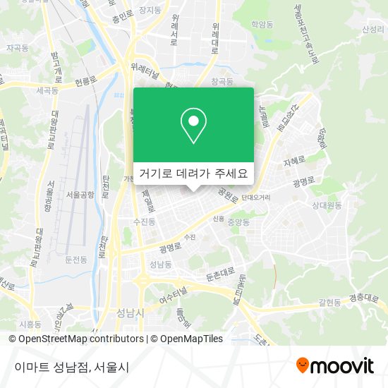 이마트 성남점 지도