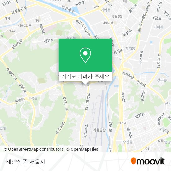 태양식품 지도