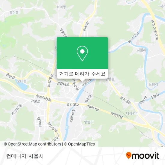 컴매니저 지도