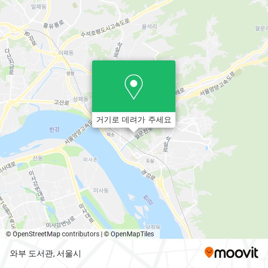 와부 도서관 지도