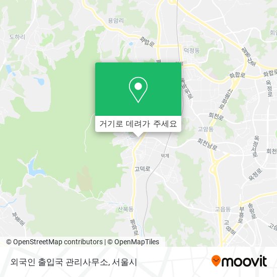 외국인 출입국 관리사무소 지도