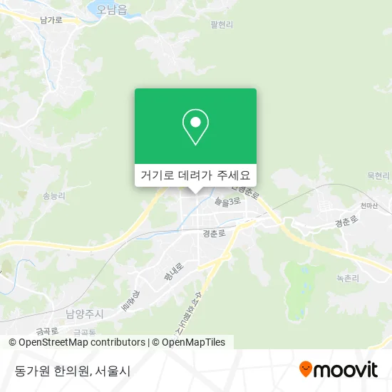 동가원 한의원 지도