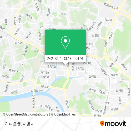하나은행 지도
