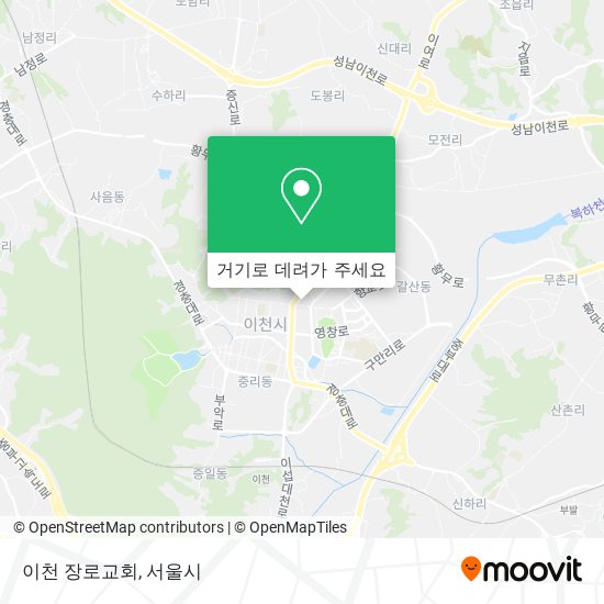 이천 장로교회 지도