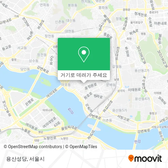 용산성당 지도
