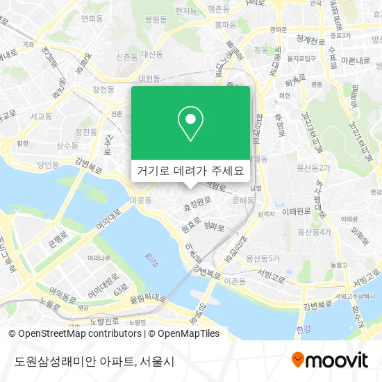 도원삼성래미안 아파트 지도