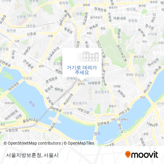 서울지방보훈청 지도