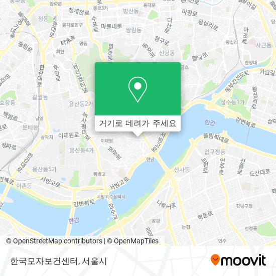 한국모자보건센터 지도