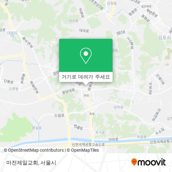 마전제일교회 지도