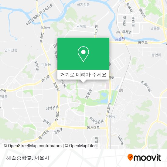 해솔중학교 지도