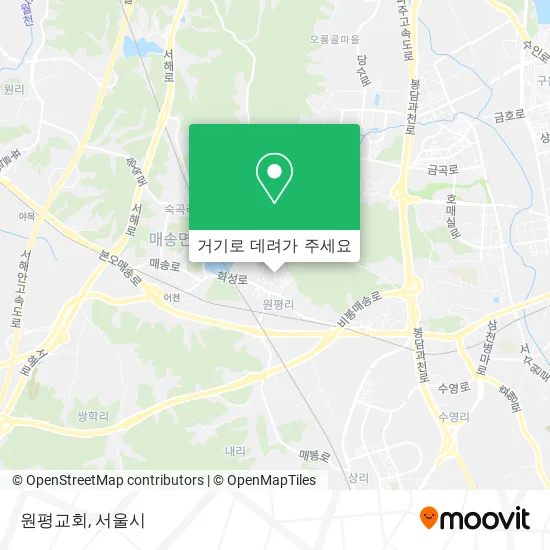 원평교회 지도