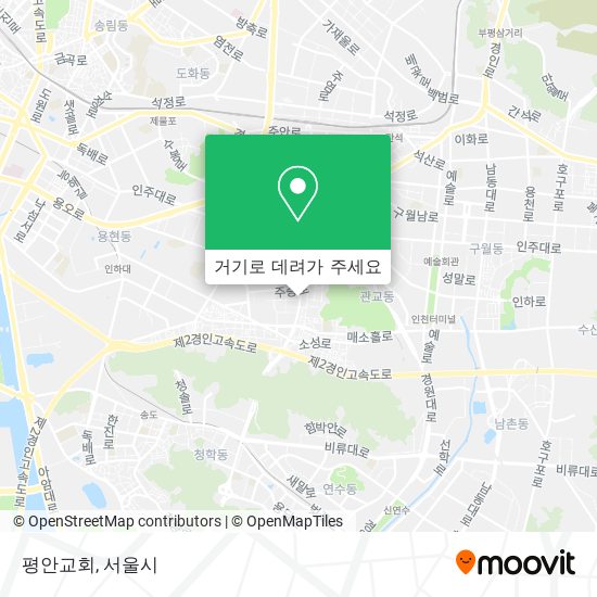 평안교회 지도