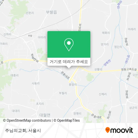 주님의교회 지도