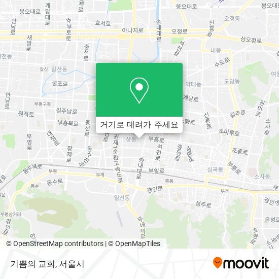 기쁨의 교회 지도