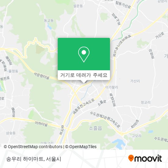 송우리 하이마트 지도
