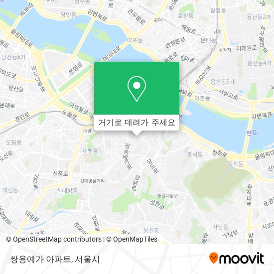 쌍용예가 아파트 지도