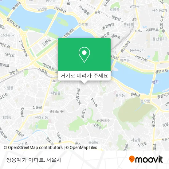 쌍용예가 아파트 지도