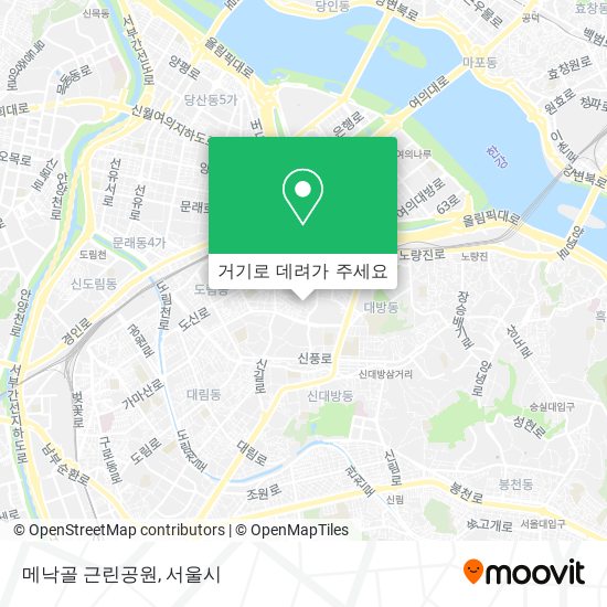 메낙골 근린공원 지도
