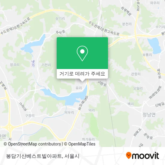 봉담기산베스트빌아파트 지도
