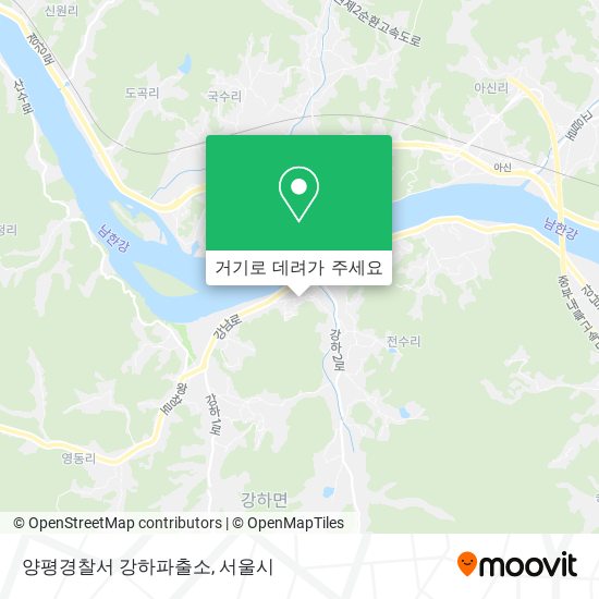 양평경찰서 강하파출소 지도