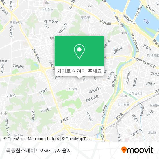 목동힐스테이트아파트 지도