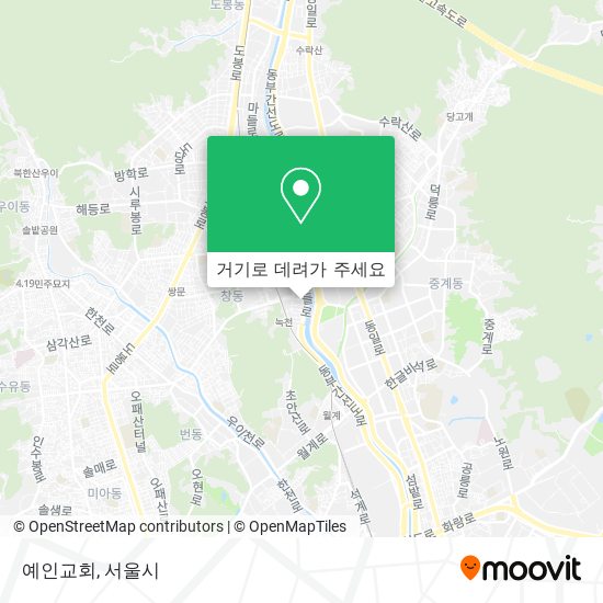예인교회 지도