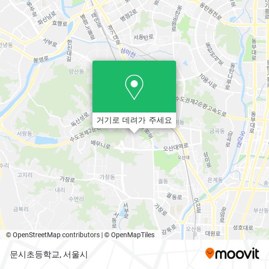 문시초등학교 지도