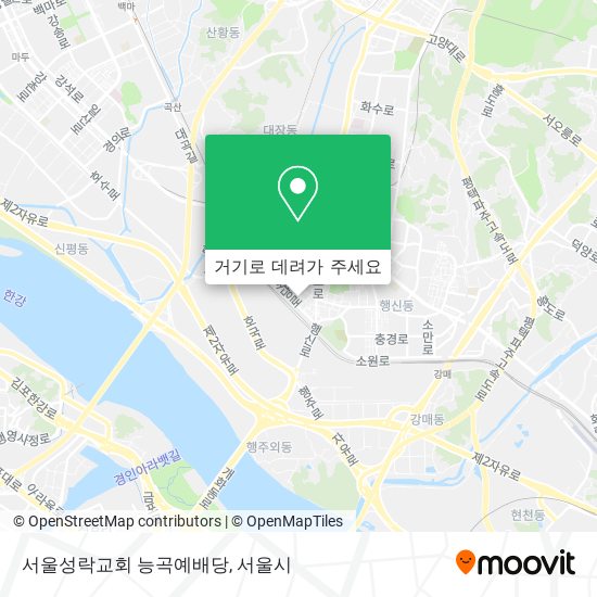 서울성락교회 능곡예배당 지도