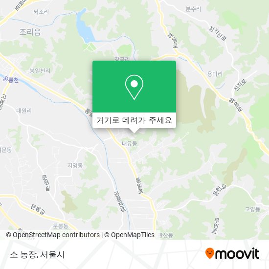 소 농장 지도